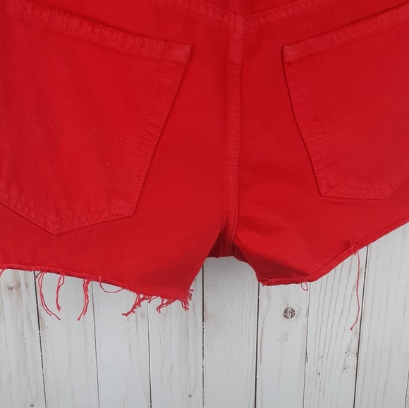 Lucky Brand Crimson Red Mid Rise Denim - Picture 6 of 8